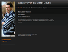Tablet Screenshot of benjamingrund.de